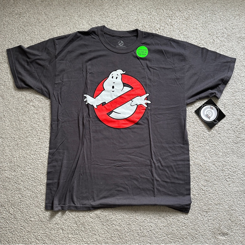 Rare Vintage Mad Engine Ghostbusters Glow in the Dark T-Shirt XL NEW Unworn 2010